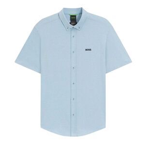 Boss Mens Motion Plain Shirt / Light Blue